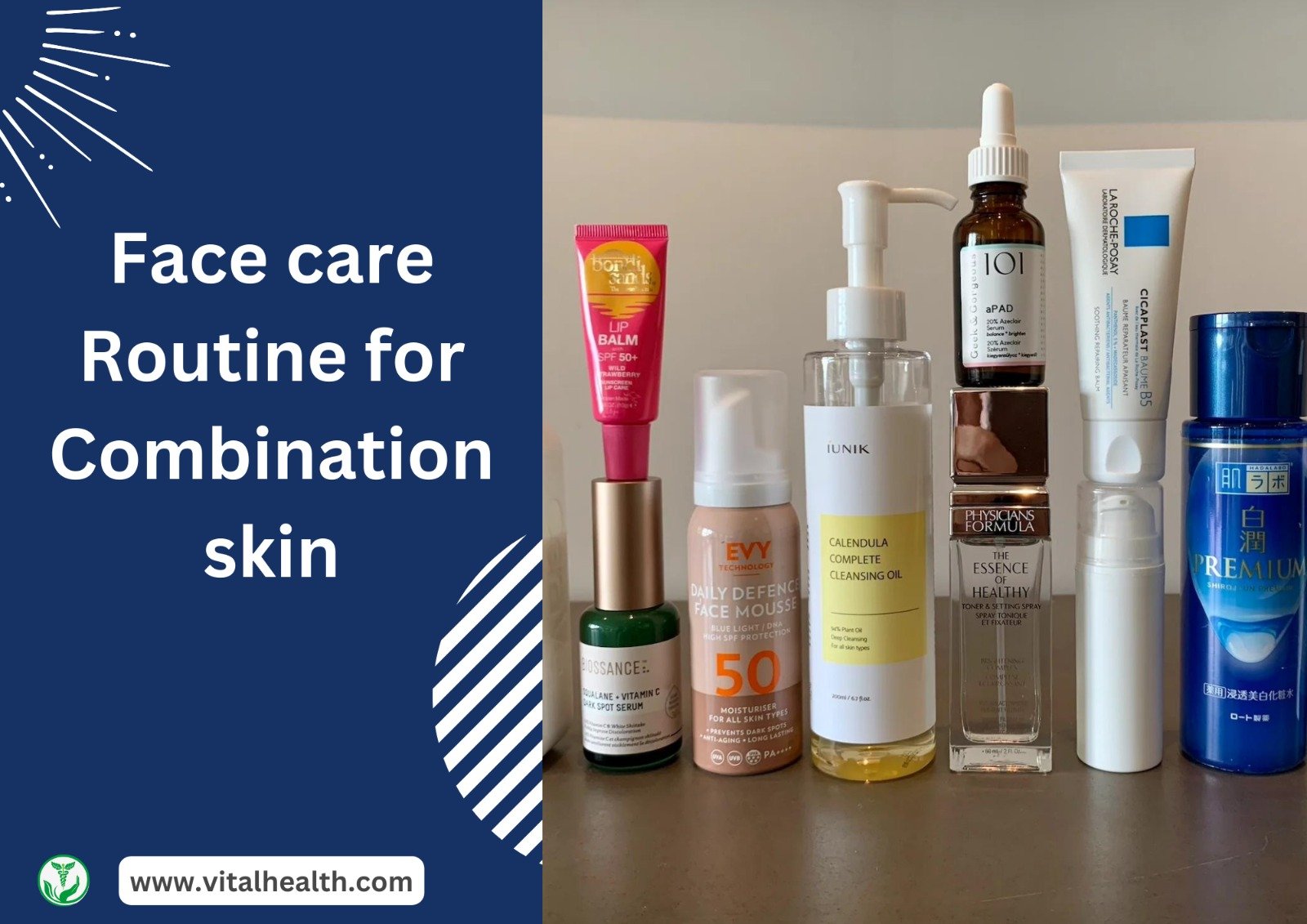 Read more about the article face care routine for combination skin[2024 update]